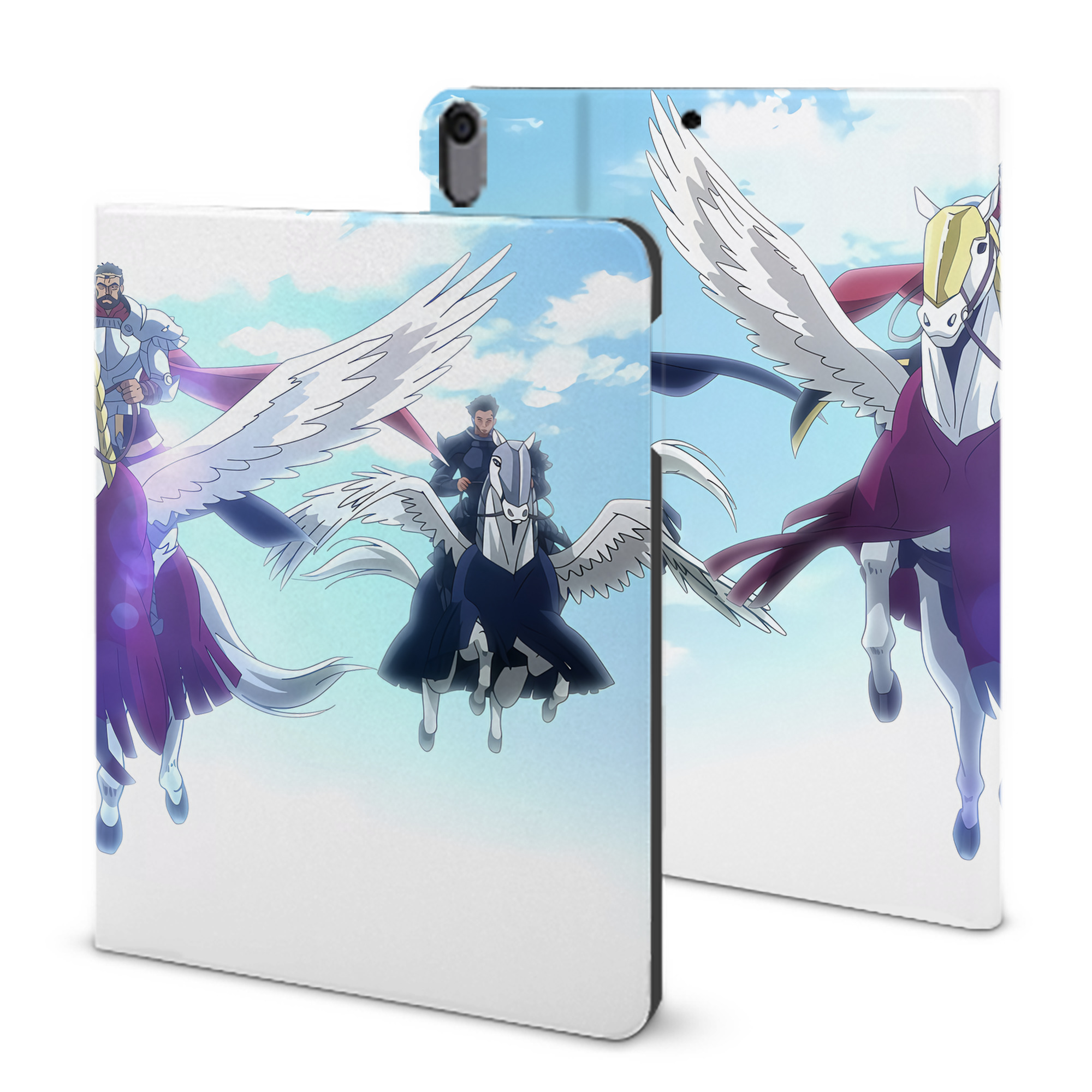 （画像用） 転スラ Regarding Reincarnated to Slime IPad ケース ブック型 PUレザー TPU 耐衝撃 軽量 薄型 ペン収納なし 全面保護 IPad 各モデル対応